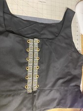 Renaissance Twill Bodice Cinch Your Waist Finished Bodice 43Inches At Waist
