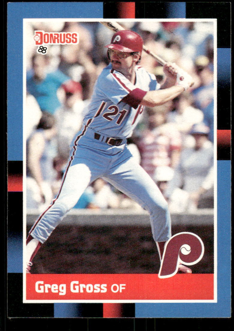 1988 Donruss #412b Greg Gross