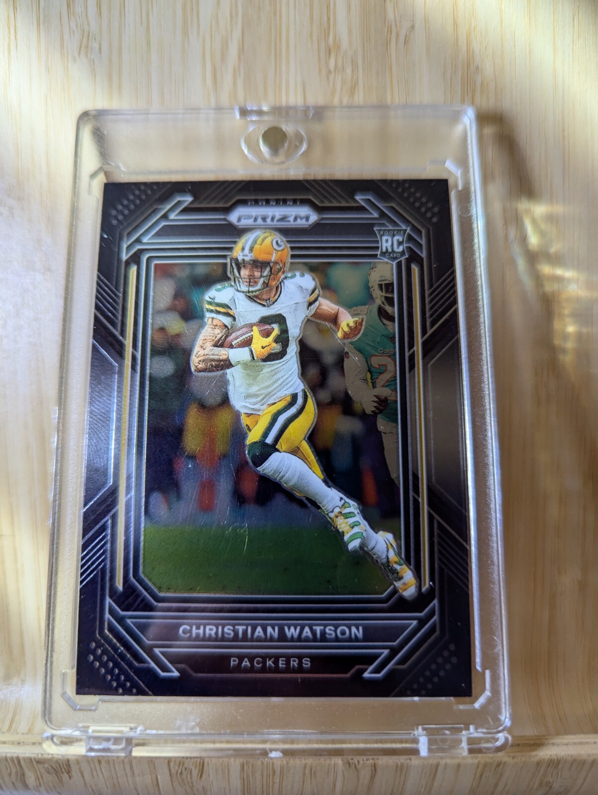 CHRISTIAN WATSON 2022 CHRONICLES PRIZM BLACK ROOKIE FOOTBALL RC