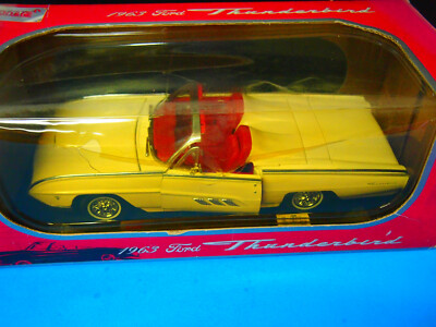 ANSON アンソン 1/18 1963 フォード サンダーバード Anson 1963 Ford Thunderbird Light Yellow 1:18 Scale Boxed | eBay