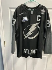 Adias Tampa Bay Lightning “813” Custom  Modified Jersey  Preowned Sz 56