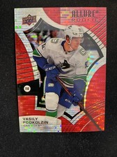 21-22 UD Allure Hockey Rookie Red Rainbow Parallel 107 Vasily Podkolzin