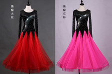 NEW Ballroom Competition Dance Dress Modern Waltz Tango Standard Dress