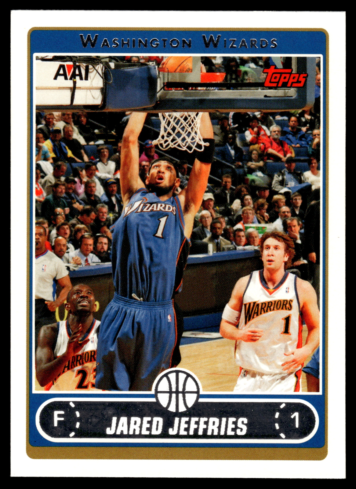 2006-07 Topps #206 Jared Jeffries Washington Wizards