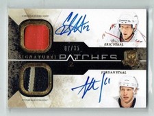 10-11 UD Upper Deck The Cup 2 Signature Patches  Eric Staal--Jordan Staal  /35