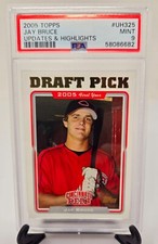 2005 Topps Updates & Highlights - JAY BRUCE Rookie RC Card PSA 9 MINT