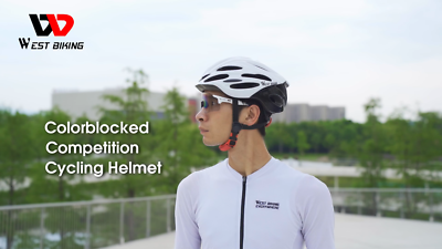 WEST BIKING Cycling Bike Helmet Integrally-Molded Bicycle Helmet White 58- 63cm | eBay