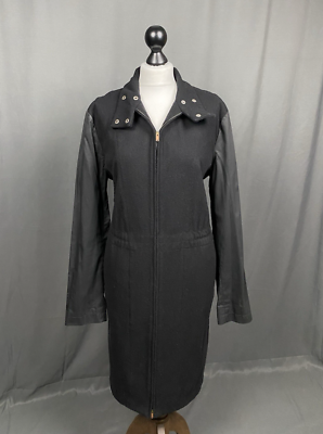Martin Maison MM6 ジャケット・アウター Margiela FARFETCH | Black | Coat Trench Cotton zip-detail Margiela Maison MM6 Coat Long Zip ジャケット・アウター