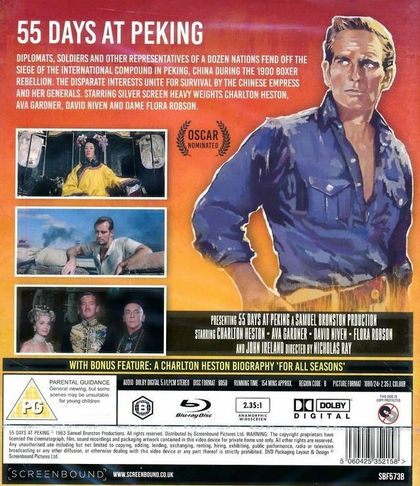 55 Days at Peking (1963) Blu-Ray BRAND NEW (USA Compatible) | eBay