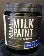The Real Milk Paint Co. Makes 1 Pint Powder NAVY BLUE Safe For Environment