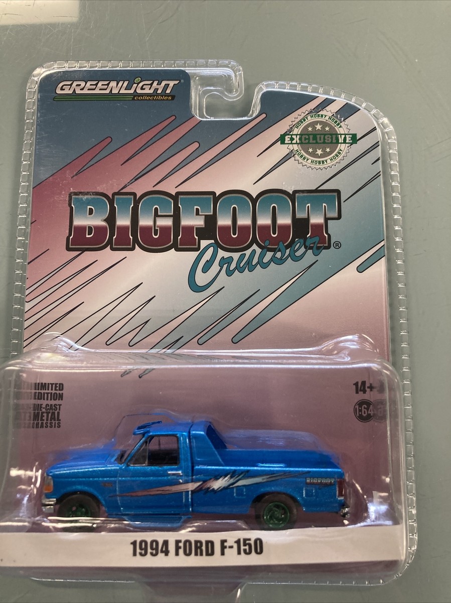 1/64 Greenlight Bigfoot Cruiser 1994 Ford F-150 chase version | eBay
