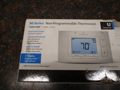 White-Rodgers 1F85U-22NP Universal Non-Programmable Thermostat, 2H/2C  786710552427 | eBay