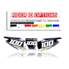 2014 2015 2016 2017 Husqvarna TC 85 MOTOCROSS TEAM NUMBER PLATE GRAPHICS DECALS