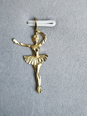 14Kt Gold Ballerina Pendant/Charm
