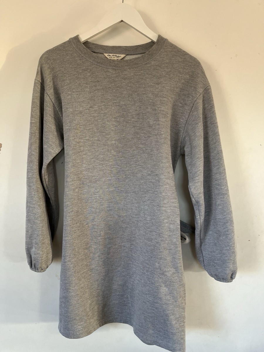 miss selfridge grey dress Marl Belted Jumper Size UK 10 Ladies dresses