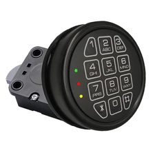 Gun Safe Lock Replacement Black Keypad Electronic Swing Bolt Lock Digital Keypad