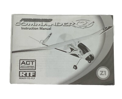 Firebird Commander 2 Instruction Manual Hobbyzone Z1