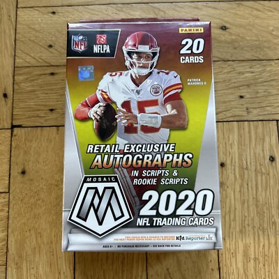 + 2020 Panini Mosaic Football Factory Sealed Hanger Box Justin Herbert Burrow RC