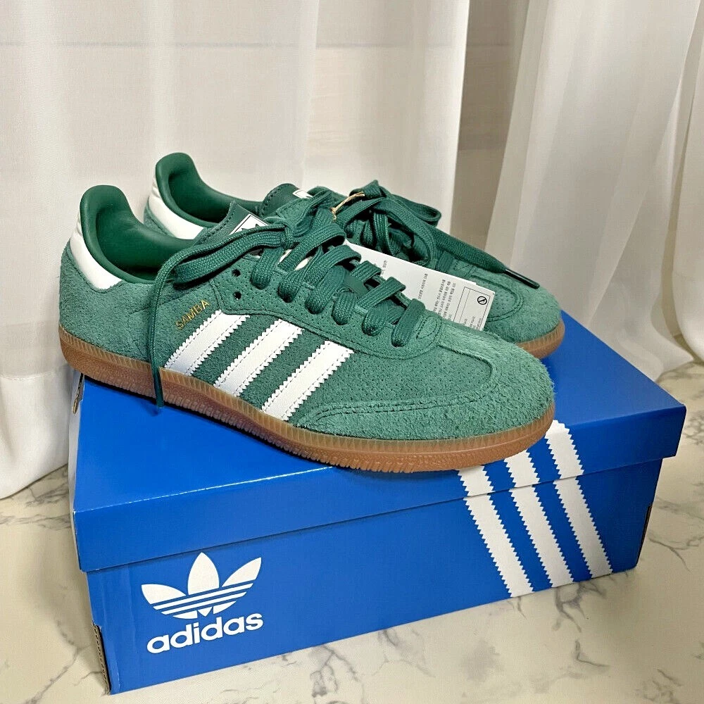 adidas Samba OG Mens Suede Sneakers Collegiate Green ✅Multiple Sizes ✅Expedited