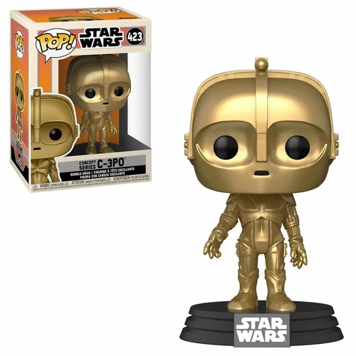 Concept Series C-3PO POP Figure #423  Funko Star Wars Ralph McQuarrie
