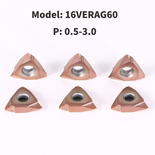 Lathe Thread Cutting Tool Carbide Threaded Inserts Vertical 60 Degree 16VERAG60 - Picture 9 of 10