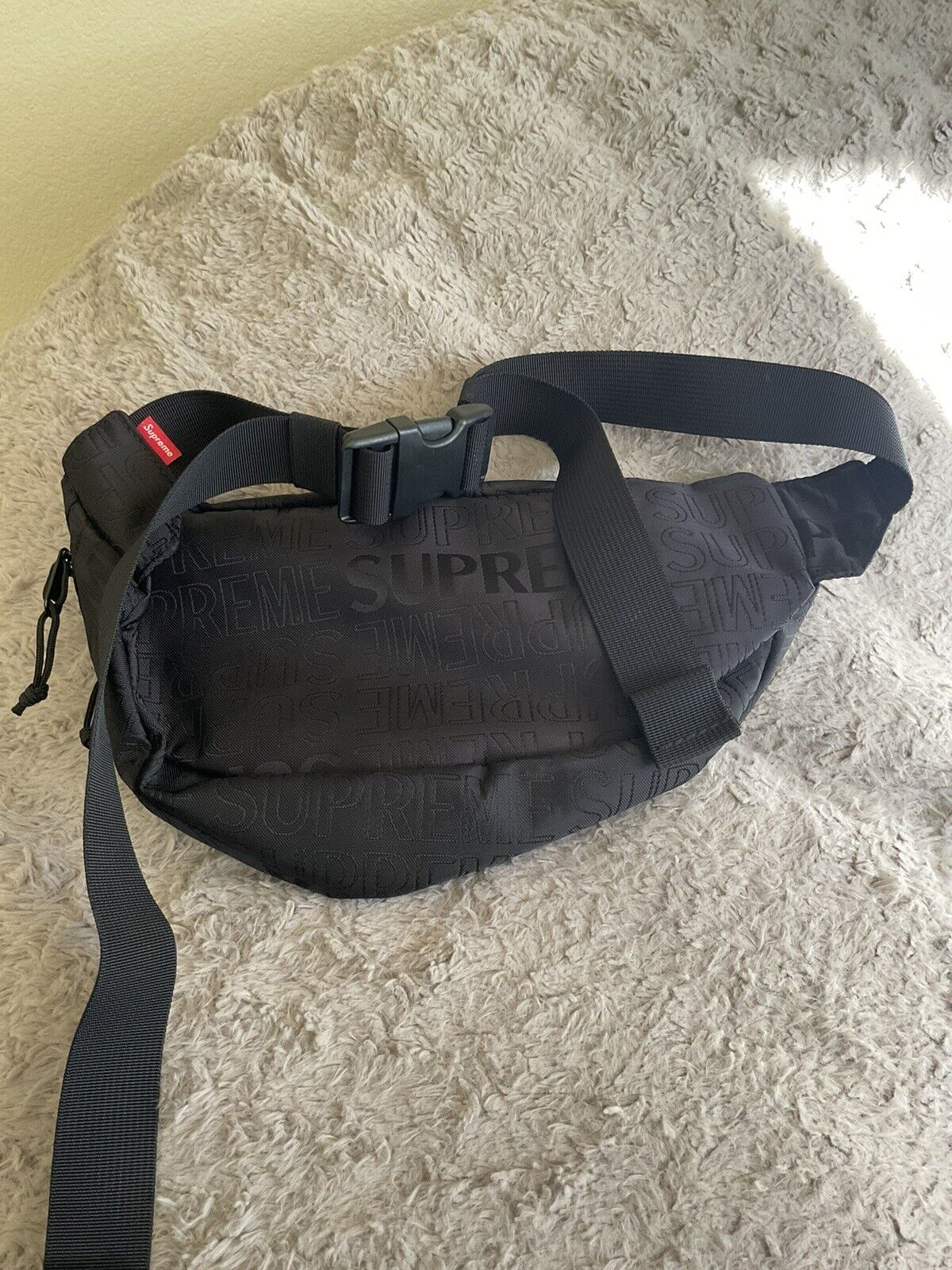 supreme 2019SS Waist Bag Black-