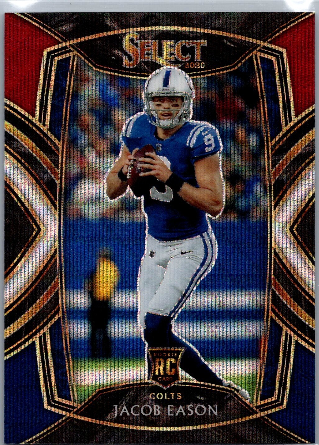 2020 Panini Select - Club Level Jacob Eason #48  Tri-Color Prizm /99 (RC)