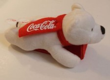 Coca Cola Niedźwiedź Finn z saniami ok. 13 cm NOWY ORYGINALNE OPAKOWANIE
