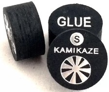 Kamikaze Black Layered Cue Tips 14 MM  Soft  3 Tips  Fast Shipping....