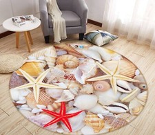 3D Cute Red Starfish NBC493830 Game Rug Mat Elegant Photo Carpet Mat Romy