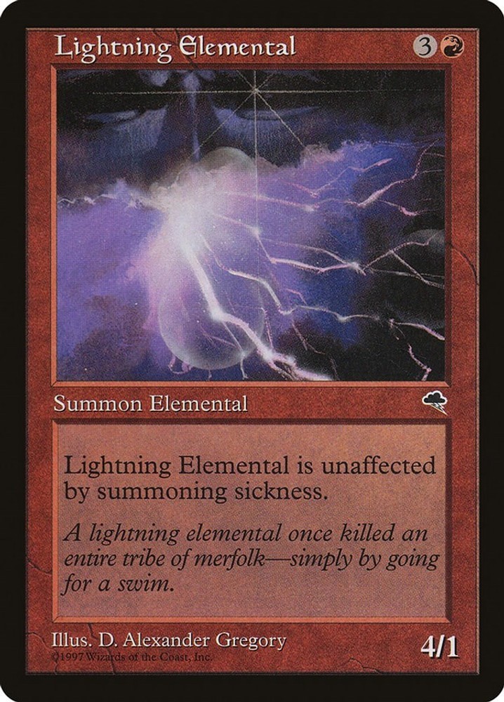 Lightning Elemental Normal [TMP - 186] LP MagicTempest