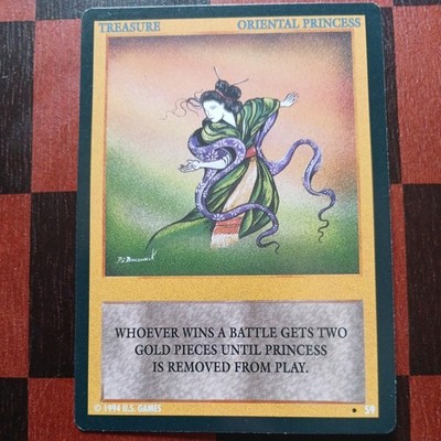 Wyvern Oriental Princess Treasure CCG Limited Rare Card 59