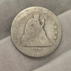 1876 CC Seated Liberty Quarter