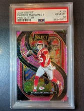 2024 Panini Select Patrick Mahomes FOTL PINK GLITTER /15 SSP PSA 10 GEM MINT 💎