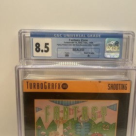 Fantasy Zone TurboGrafx-16 Brand New  Factory Sealed! WATA GRADED A + 8.5