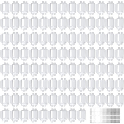 100PCS BE1-2 Electrical Outlet Box Extenders with 200PCS Screws, (1-Gang)Electri