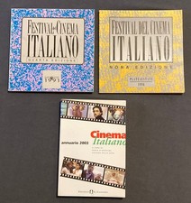 Lotto 3 libri FESTIVAL DEL CINEMA ITALIANO 1991 1996 + Annuario 2003 Il Castoro