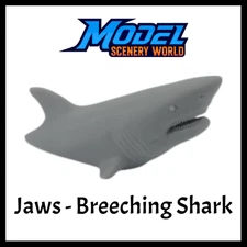 Jaws Breeching Shark - N Scale - Gray