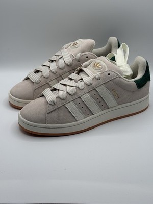 Adidas Men s Campus 00 JS3786 Aluminum/White/Green Size 9.5 New In Box