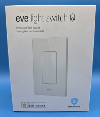 Eve Light Switch - Connected Wall Switch Apple HomeKit