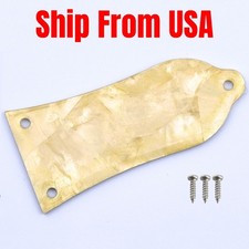 Mother of Yellow Pearl Guitar Truss Rod Cover 3 Hole Fits Epiphone LP Les Paul
