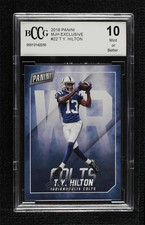 2018 Panini MJ Holding Exclusive TY Hilton #22 BCCG 10 Mint or Better uk5