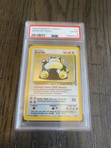 Snorlax Jungle PSA 6 HOLO RARE 11/64