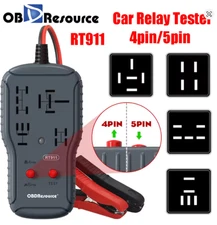 OBDResource 12V/24V Automotive Relay Tester 4/5PIN Diagnostic & Voltage Tool