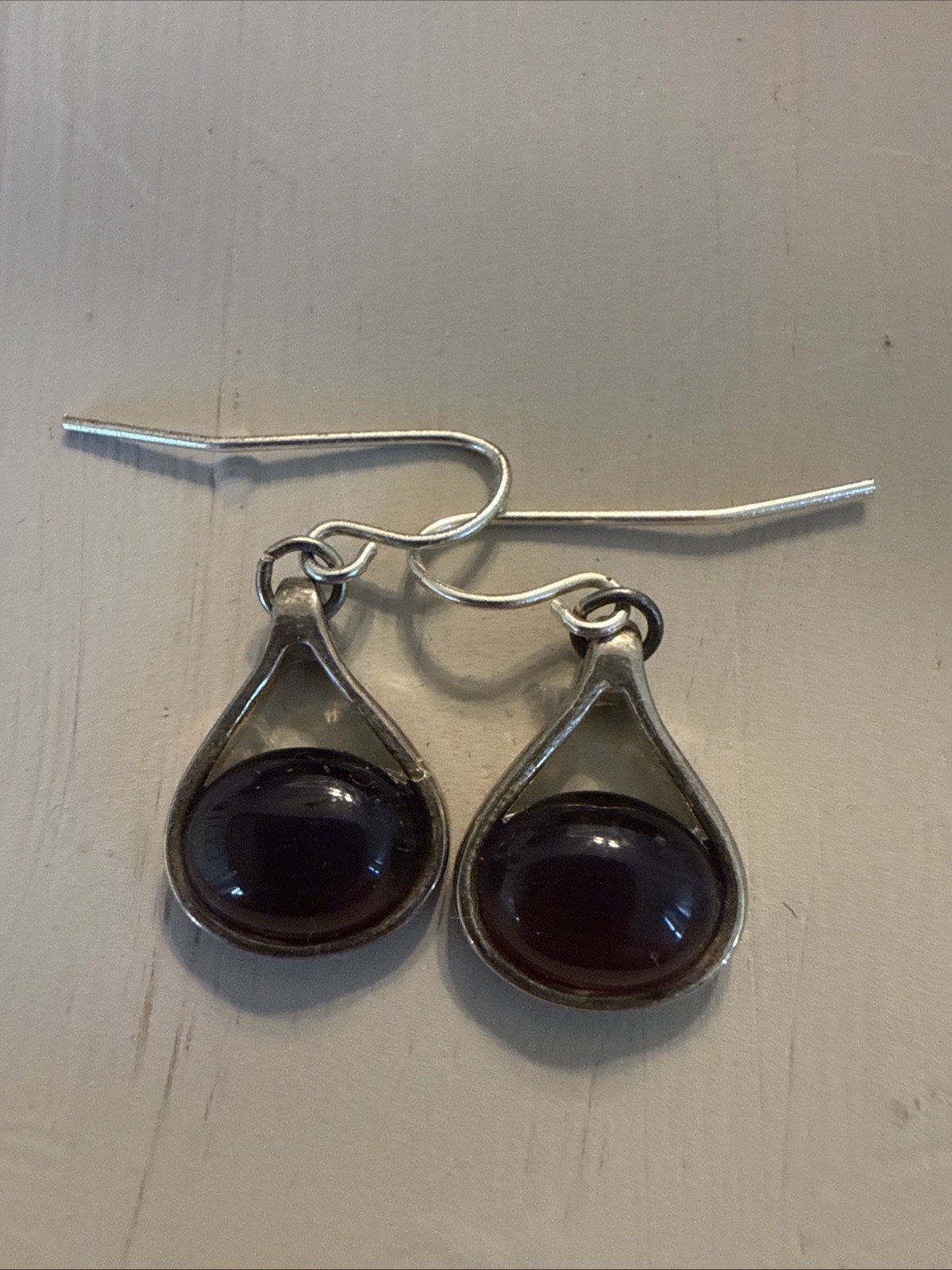 Cherry Glass Dangle Earrings - image 1