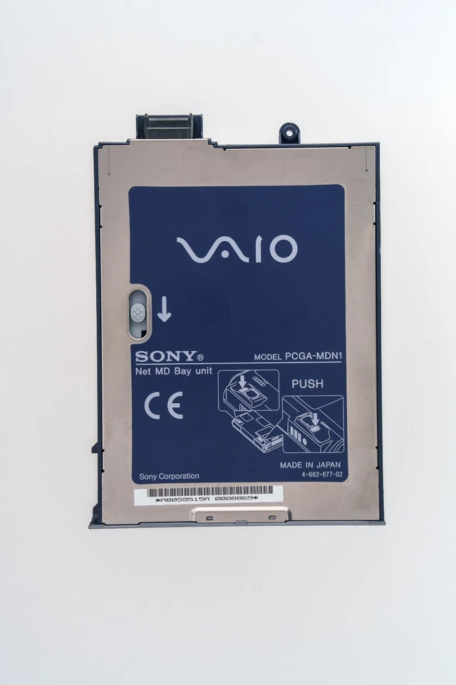Unidad NetMD Sony PCGA-MDN1 para portátiles VAIO - [SIN PROBAR / solo unidad] Foto 2 de 4