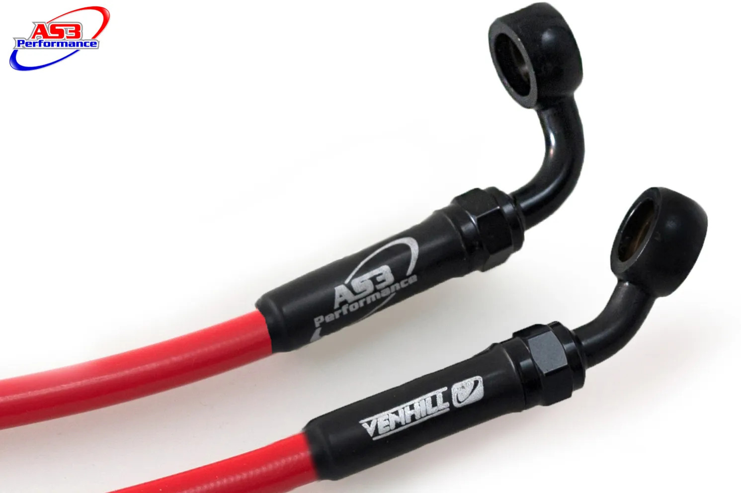 AS3 VENHILL FRONT BRAKE LINES HOSES for DUCATI 996 ST4 S ST4S 01-02