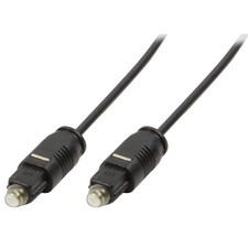 LogiLink Optical Toslink Cable SPDIF 0.5m Male Male Fiber Optic Audio Cable
