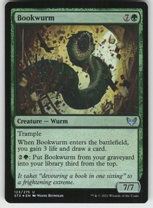 Bookwurm 123/275 Foil Uncommon Strixhaven: School of Mages