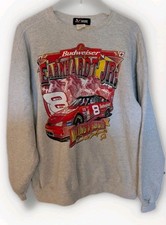 RARE Vintage Dale Earnhardt Jr. Budweiser Chase Authentics Sweatshirt Size XL